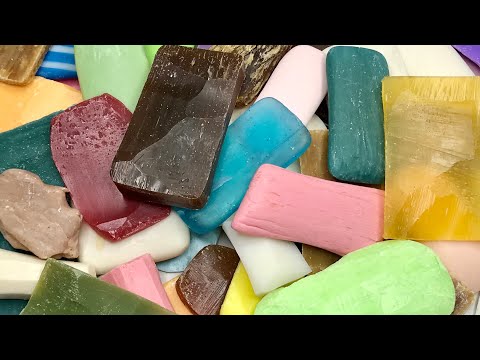 Видео: АСМР! Сухие обмылки, обрезки! Резка! Хруст! Ч.2 Soap Carving ASMR! Relaxing Sounds! No talking!