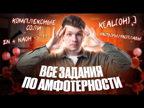 Видео: ВСЕ задания по амфотерности на ОГЭ по химии | Вадим Едемский | Химия ОГЭ