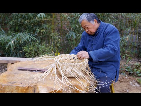 Видео: Плетение фруктовых корзин из молодых веточек ивы, старинная техника плетения
