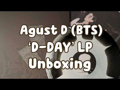Видео: ⋆｡˚Agust D (BTS) 'D-DAY' LP | Распаковка винила | UNBOXING ⋆｡˚