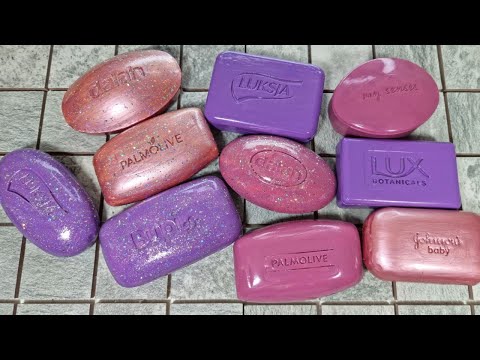 Видео: ASMR Soap/ cutting paint soap/ резка крашенного мыла| 4k