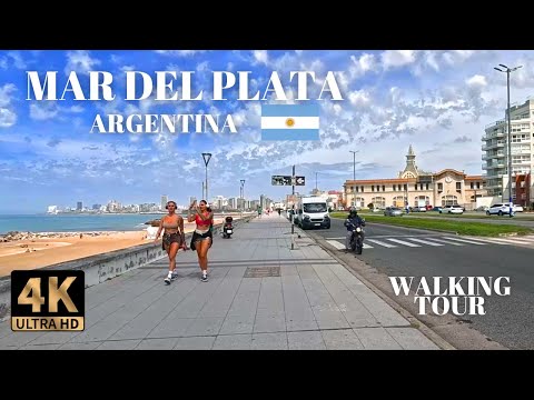 Видео: Мар-дель-Плата, Жемчужина Атлантики🚶|Аргентина AR | Constitución – La Perla (Пешая прогулка) 🎥 [4K]🌊