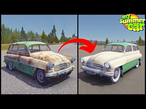 Видео: РЕСТАВРАЦИЯ СТАРОГО Универсала! ТЕПЕРЬ МАШИНА! - My Summer Car