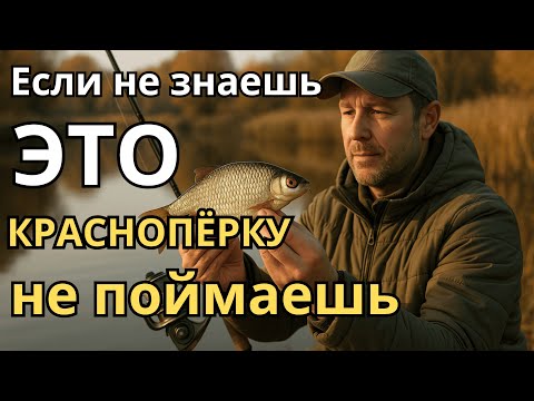Видео: Как поймать крупную красноперку осенью