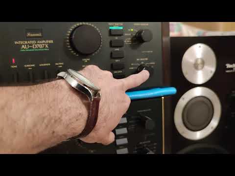 Видео: Усилитель Sansui AU-D707X (1984 г.в.)
