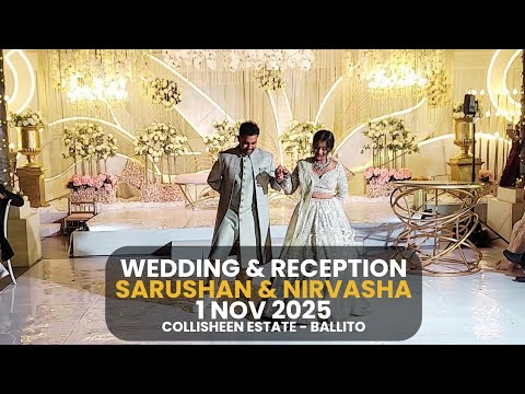 Видео: E2R: Свадьба и прием | Сарушан и Нирваша | Коллишин Эстейт | 1 ноября 2025 г.