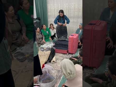 Видео: Айдана ұзату, жеңге болып киімін көрсету. 2023жыл.