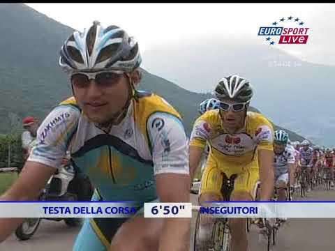 Видео: Джиро д'Италия 2008/Giro d'Italia 2008 (rus), 14st stage (1 part)