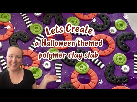 Видео: Дизайн из полимерной глины в стиле Хэллоуина | Изготовление серёг | Мастер-класс