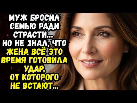 Видео: 🔥Муж бросил семью ради страсти… Но не знал, что жена всё это время готовила удар, от которого...