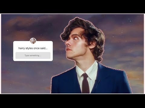 Видео: Гарри Стайлс однажды сказал...