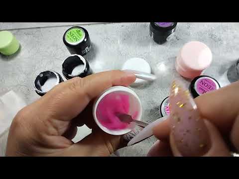 Видео: Летние яркие неоновые гели для маникюра