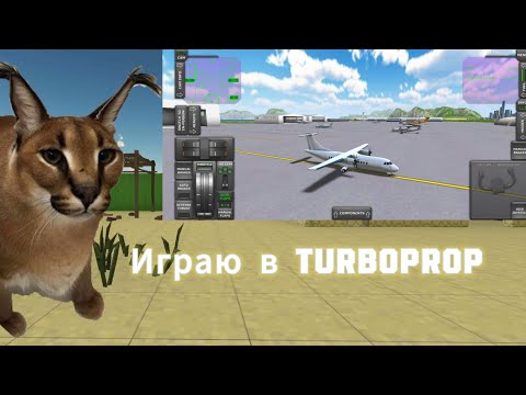 Видео: Играю в симулятор самолётов | Turboprop flight sim