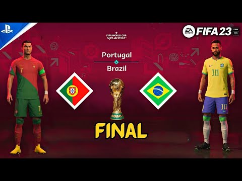 Видео: FIFA 23 Португалия против Бразилии, финал ЧМ