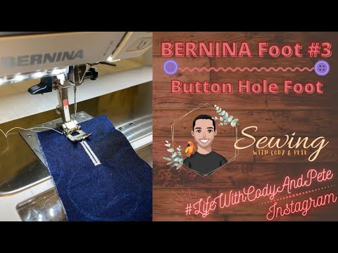 Видео: Лапка для петель Bernina №3