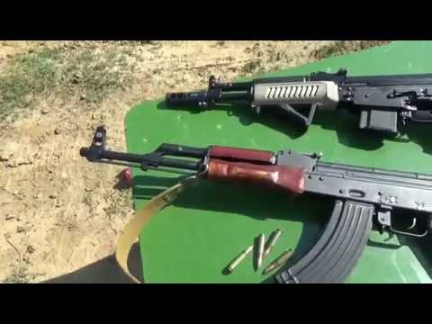 Видео: АКМ(ВПО 136) и Сайга МК03 сравнение и отстрел