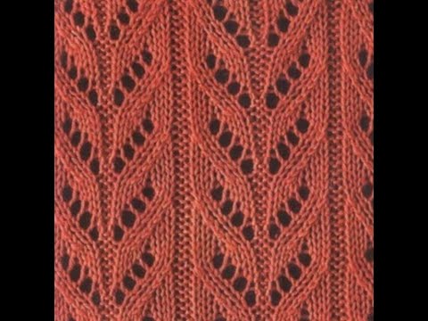 Видео: МК Узор спицами номер 3