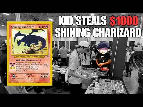 Видео: Парень крадет Шайнинг Чаризард за 1000 долларов — точка зрения продавца покемонов | Шоу CSA