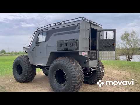 Видео: Вездеход Кайман 4/4 отправляется на Ямал г.Надым