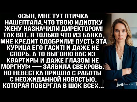 Видео: Раз твою курицу жену повысили, будет платить мой кредит! И даже не спорь! А то на улицу выгоню вас..
