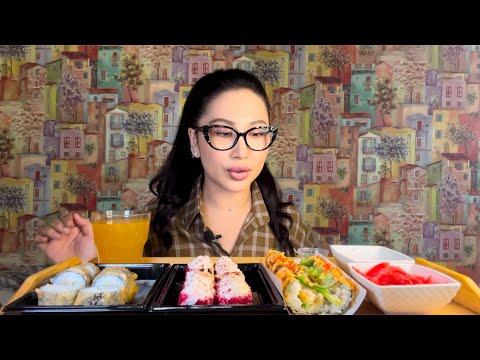 Видео: МУКБАНГ •Выбор хирурга🥼•роллы ,суши🍱