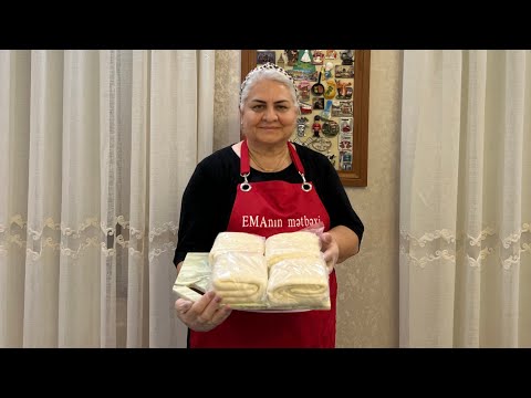 Видео: QAT-QAT XƏMİRİN HAZIRLANMASI . ПРИГОТОВЛЕНИЕ ПРЕСНОЙ СЛОЙКИ