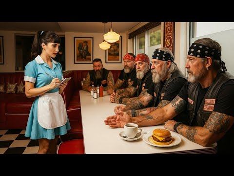 Видео: ОФИЦИАНТКА СКАЗАЛА БАЙКЕРАМ ИЗ “HELLS ANGELS”: “ЗДРАВСТВУЙТЕ, СЭР… У МОЕЙ МАМЫ ТАКАЯ ЖЕ