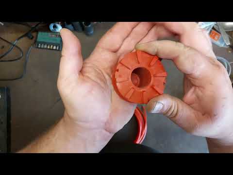 Видео: Котушка Einhell Agillo 36/255 BL, встановлення волосіні в шпулю котушки