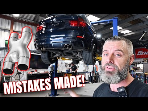 Видео: Действительно ли X-Pipes имеют значение? Звук выхлопа BMW V8 Turbo