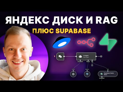 Видео: Как Построить ИИ Агента с Яндекс Диском и Supabase n8n Пошагово (Rag, Яндекс Диск, Supabase, n8n)