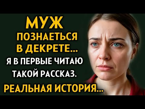 Видео: ВПЕРВЫЕ НА YOUTUBE! ＂МУЖ ПОЗНАЕТСЯ В ДЕКРЕТЕ...＂ Слёзы от этой истории. Рассказ очень интересный.