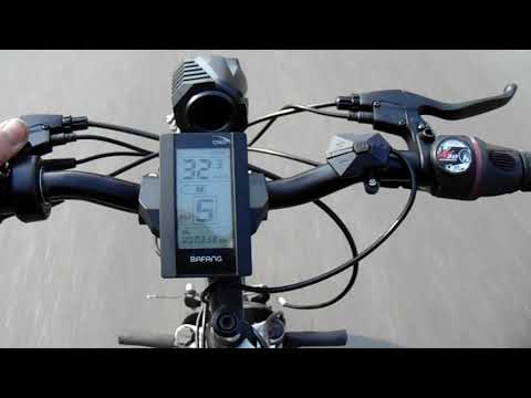 Видео: Мотор-колесо BAFANG 500 ват 48 вольт,  тест на велосипеде STERN.