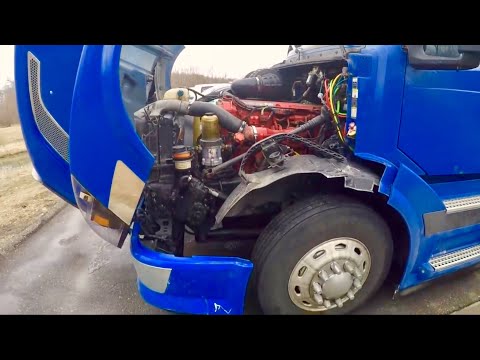 Видео: ДальнобойUSA/Замена воздушного компрессора Cummins ISX15...