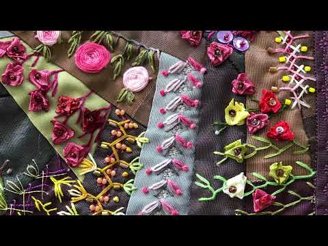 Видео: Крейзи-вышивка.Рукодельничаем под чтение об одном из Секретов счастья. Посиделки-почиталки.