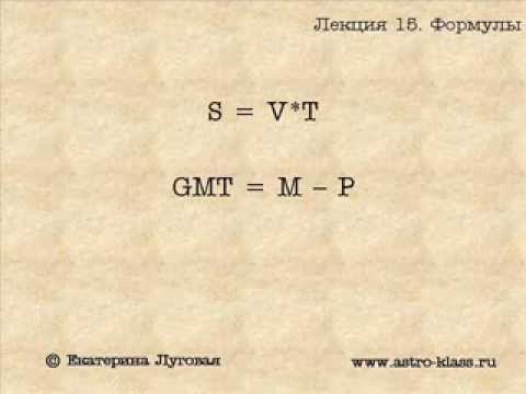 Видео: Лекция15. Астрологические формулы событий