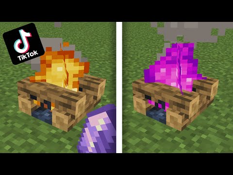 Видео: 9 ЛУЧШИХ ТИК ТОК ЛАЙФХАКОВ НОВОГО МАЙНКРАФТ ПЕ 1.19.30.23