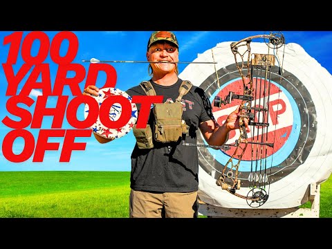 Видео: Соревнование по стрельбе из лука на 100 ярдов! (Сможете ли вы меня победить?)