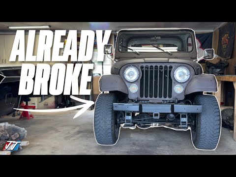 Видео: Мой CJ-7 не продержался и недели! Снова в мастерской.
