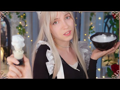 Видео: Твоя СЛУЖАНКА готовит тебя к ВЕЧЕРИНКЕ 🎃 ASMR БАРБЕР для ДЖЕНТЛЬМЕНОВ 🎩✨