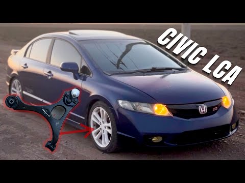 Видео: Установка нижнего рычага и шаровой опоры Honda Civic | Civic 8-го поколения 06-11