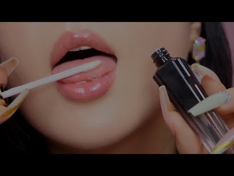 Видео: ASMR Поедание съедобного блеска для губ (звуки рта)