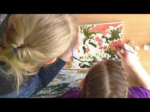 Видео: Видеокружок. Картина по номерам