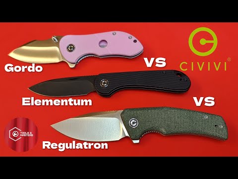 Видео: NEW‼️CIVIVI: GORDO vs ELEMENTUM vs REGULATRON.Какой из них выбрать на #EDC?Сравнение.‼️