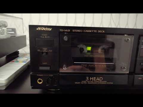Видео: Кассетная дека Victor TD-V631 3-head