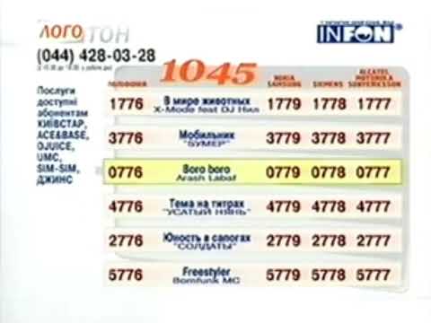 Видео: Реклама Infon - ЛогоТон (2005)