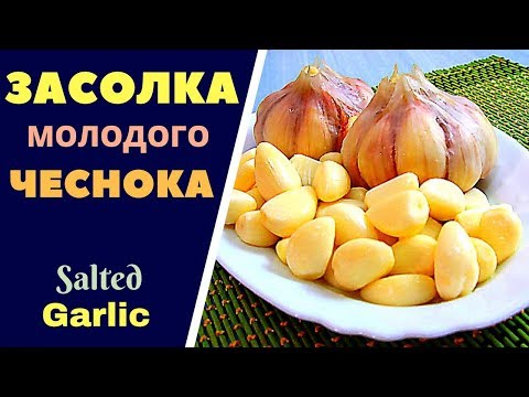 Видео: КАК ЗАСОЛИТЬ МОЛОДОЙ ЧЕСНОК .ГРУЗИНСКАЯ КУХНЯ . ახალი ნიორის მწნილი Salted Garlic