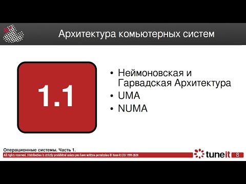 Видео: ОС #1-1. Архитектура компьютерных систем.