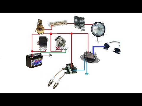 Видео: Простая проводка на мотоцикл
