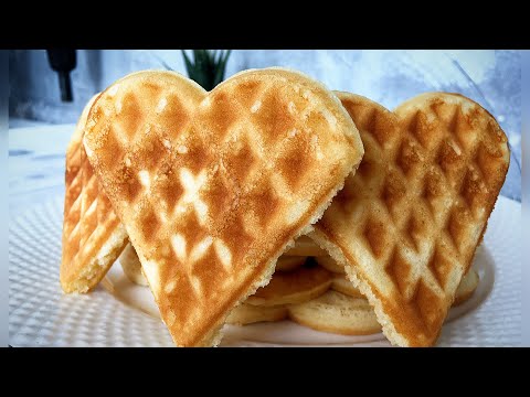 Видео: Самый Удачный Рецепт Вафель для Вафельницы. Как Приготовить ВАФЛИ дома / простой Рецепт без Миксера