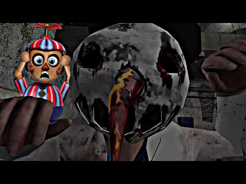 Видео: БЕШЕНЫЙ МАНЬЯК СНЕГОВИК!!! - METEL HORROR ESCAPE.